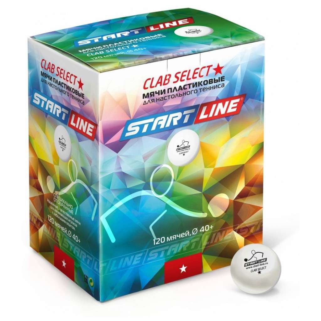 Мячи Start line Club Select 1* New (120 шт, бел.)