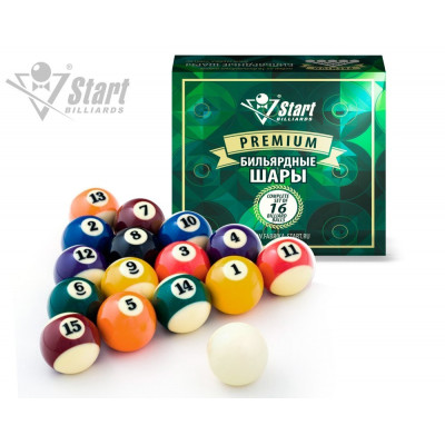 Купить шары для бильярда "Start Billiards Premium  ⌀ 57,2 мм"