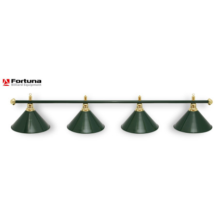 Бильярдный светильник FORTUNA ALLGREEN LUXE на 3 плафона
