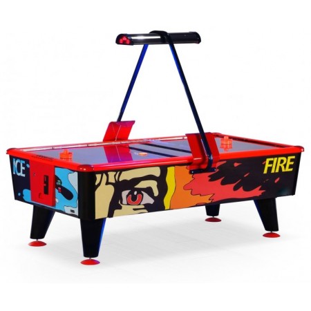 Аэрохоккей «Ice & Fire» 8 ф (238 х 128 х 83 см, черно-красный, купюроприемник)