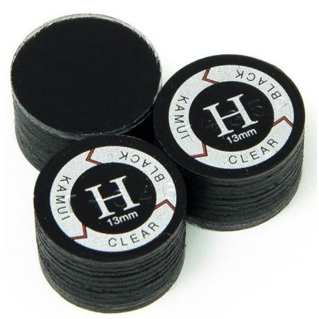 Наклейка для кия «Kamui Clear Black» (H) 13 мм