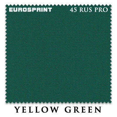 Сукно eurosprint 45 rus pro 198см yellow green
