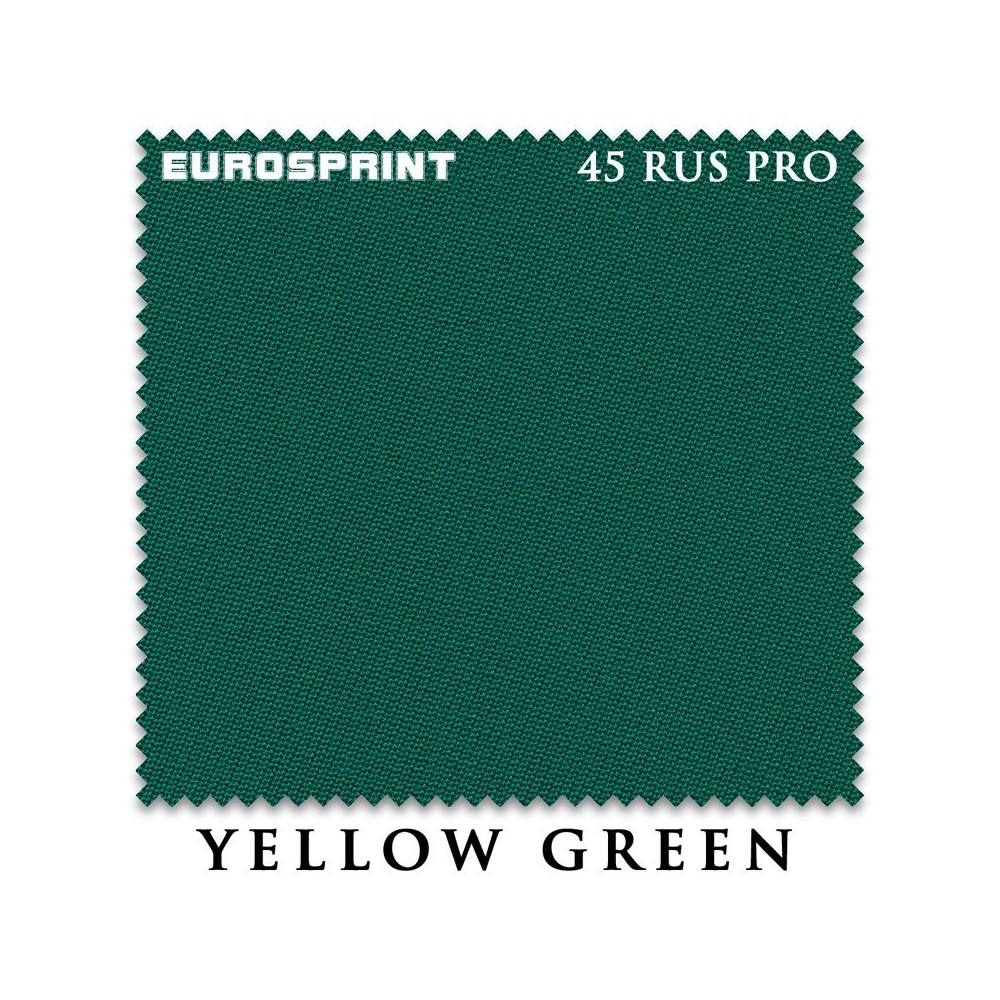 Сукно eurosprint 45 rus pro 198см yellow green