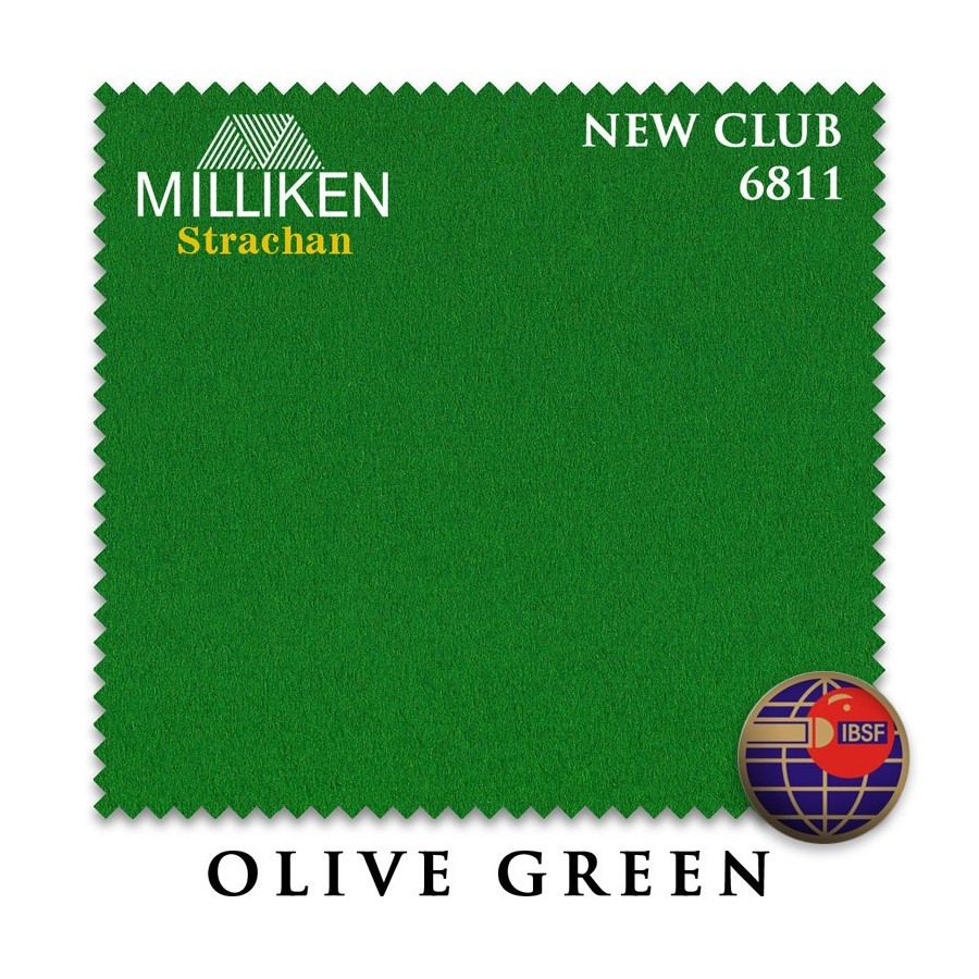 СУКНО STRACHAN SNOOKER 6811 NEW CLUB 196СМ OLIVE GREEN