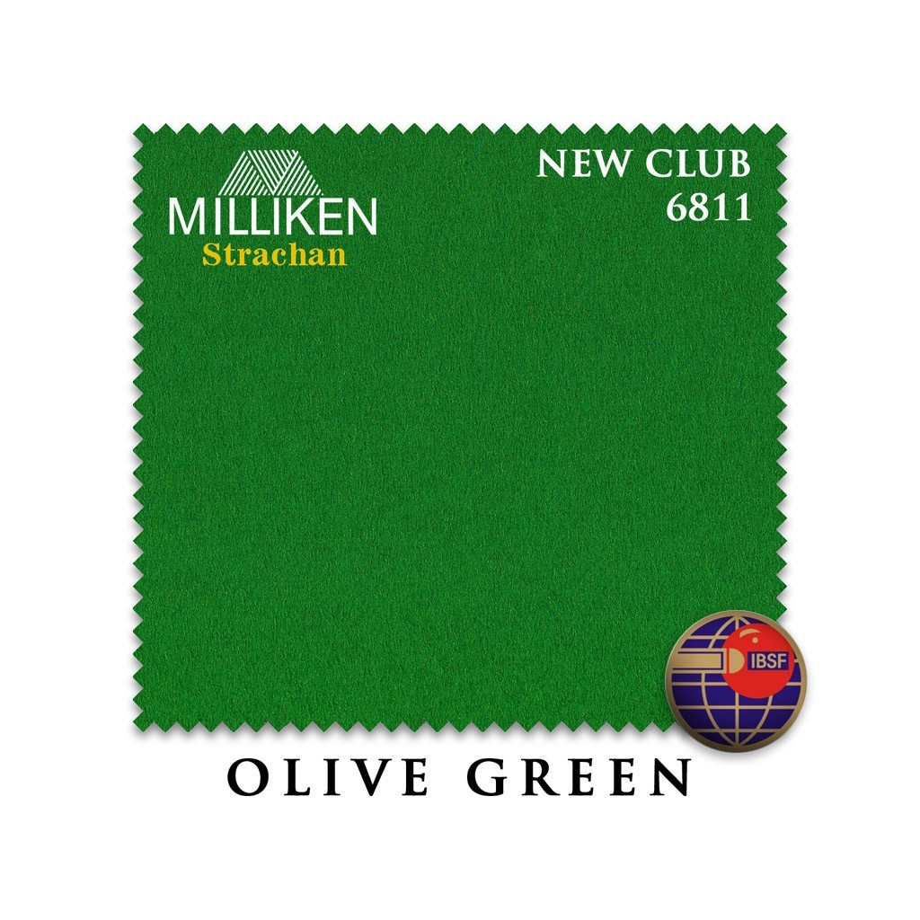 СУКНО STRACHAN SNOOKER 6811 NEW CLUB 196СМ OLIVE GREEN