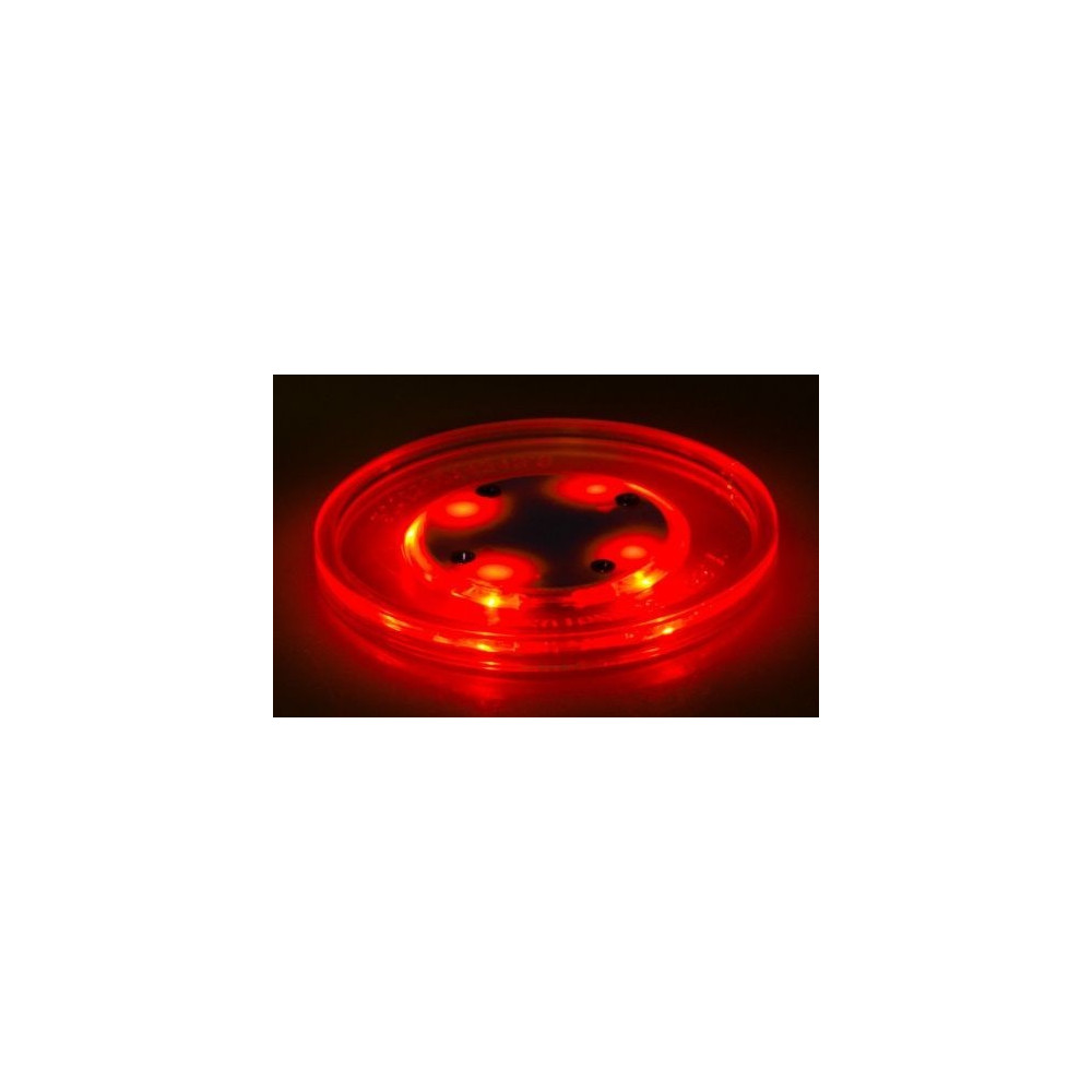 Шайба D65 mm для аэрохоккея LED «Atomic Lumen-X Laser» (прозрачная, красный светодиод)