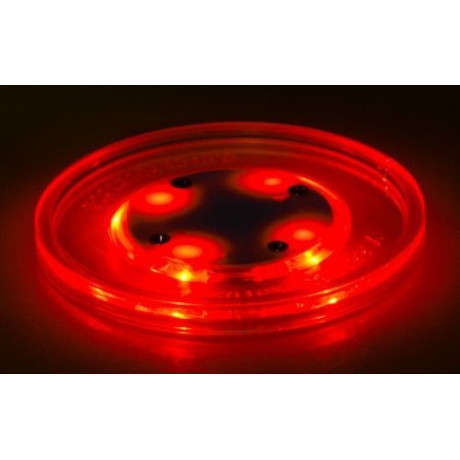 Шайба D65 mm для аэрохоккея LED «Atomic Lumen-X Laser» (прозрачная, красный светодиод)