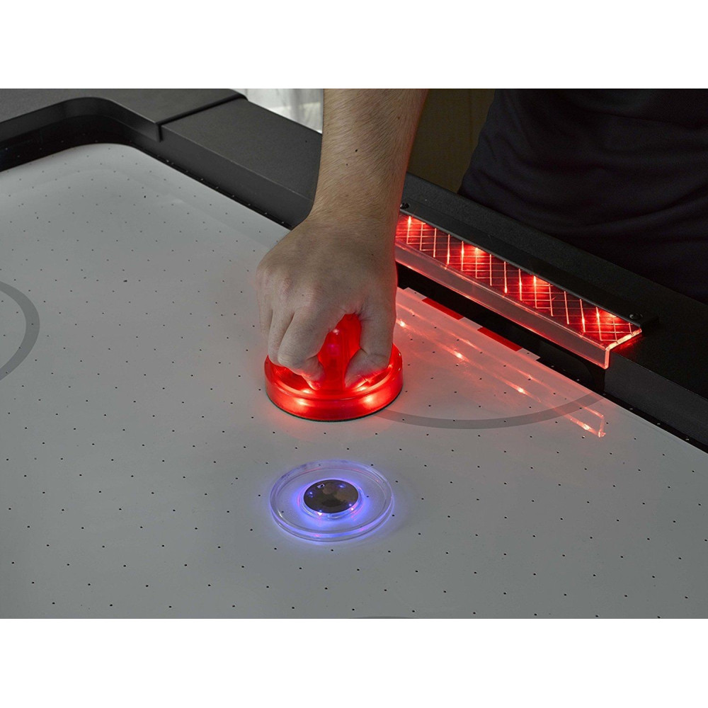 Бита для аэрохоккея LED "Atomic Top Shelf / Lumen-X Laser" D96 мм, красная