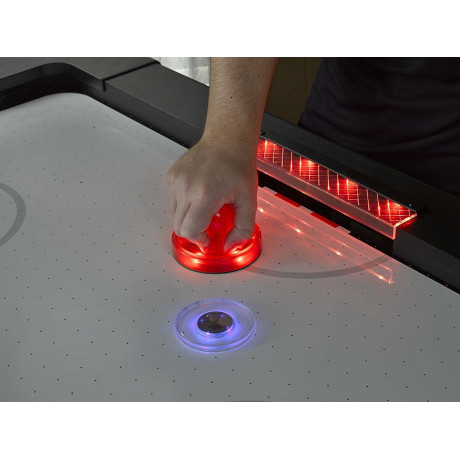 Бита для аэрохоккея LED "Atomic Top Shelf / Lumen-X Laser" D96 мм, красная