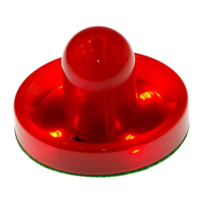 Бита для аэрохоккея LED "Atomic Top Shelf / Lumen-X Laser" D96 мм, красная
