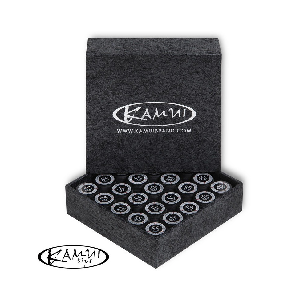 НАКЛЕЙКА ДЛЯ КИЯ KAMUI CLEAR BLACK Ø14ММ SUPER SOFT 1ШТ.