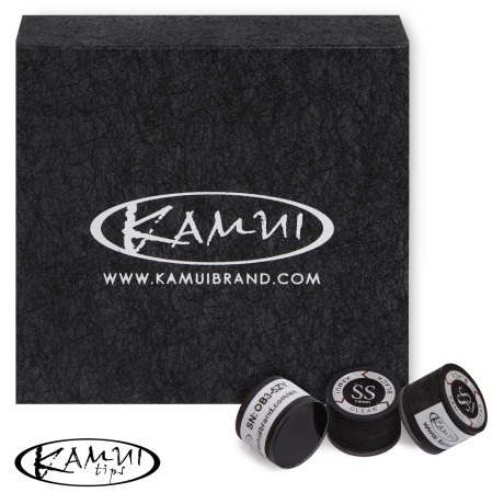 НАКЛЕЙКА ДЛЯ КИЯ KAMUI CLEAR BLACK Ø14ММ SUPER SOFT 1ШТ.