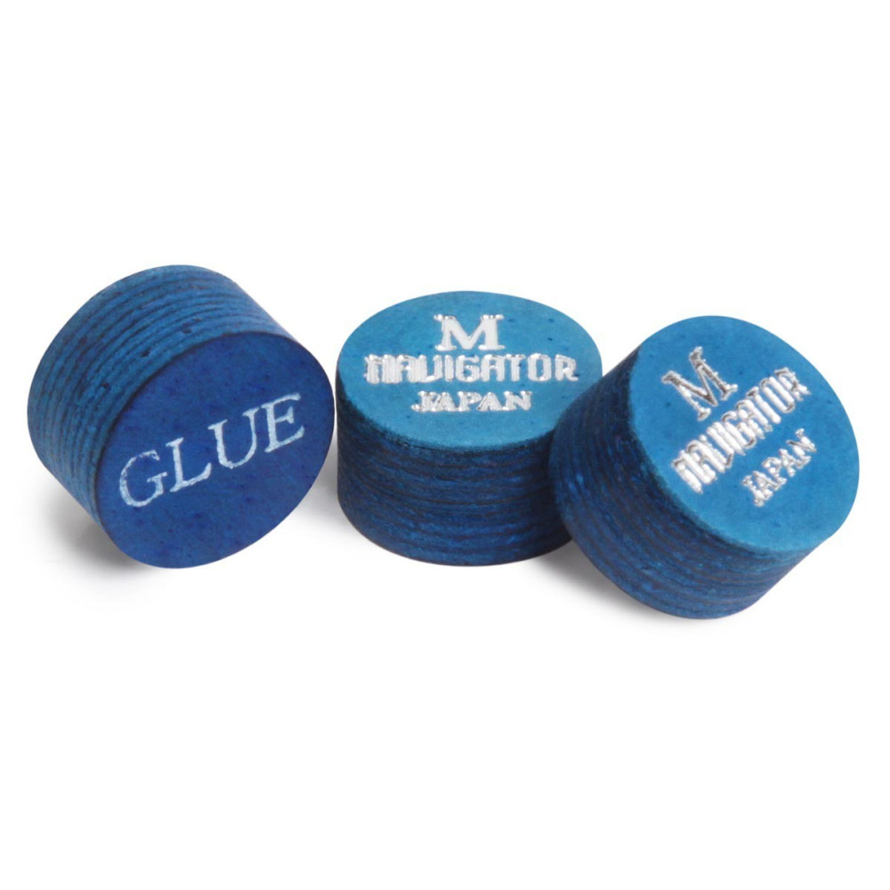 НАКЛЕЙКА ДЛЯ КИЯ NAVIGATOR BLUE IMPACT SNOOKER Ø11ММ MEDIUM 1ШТ.