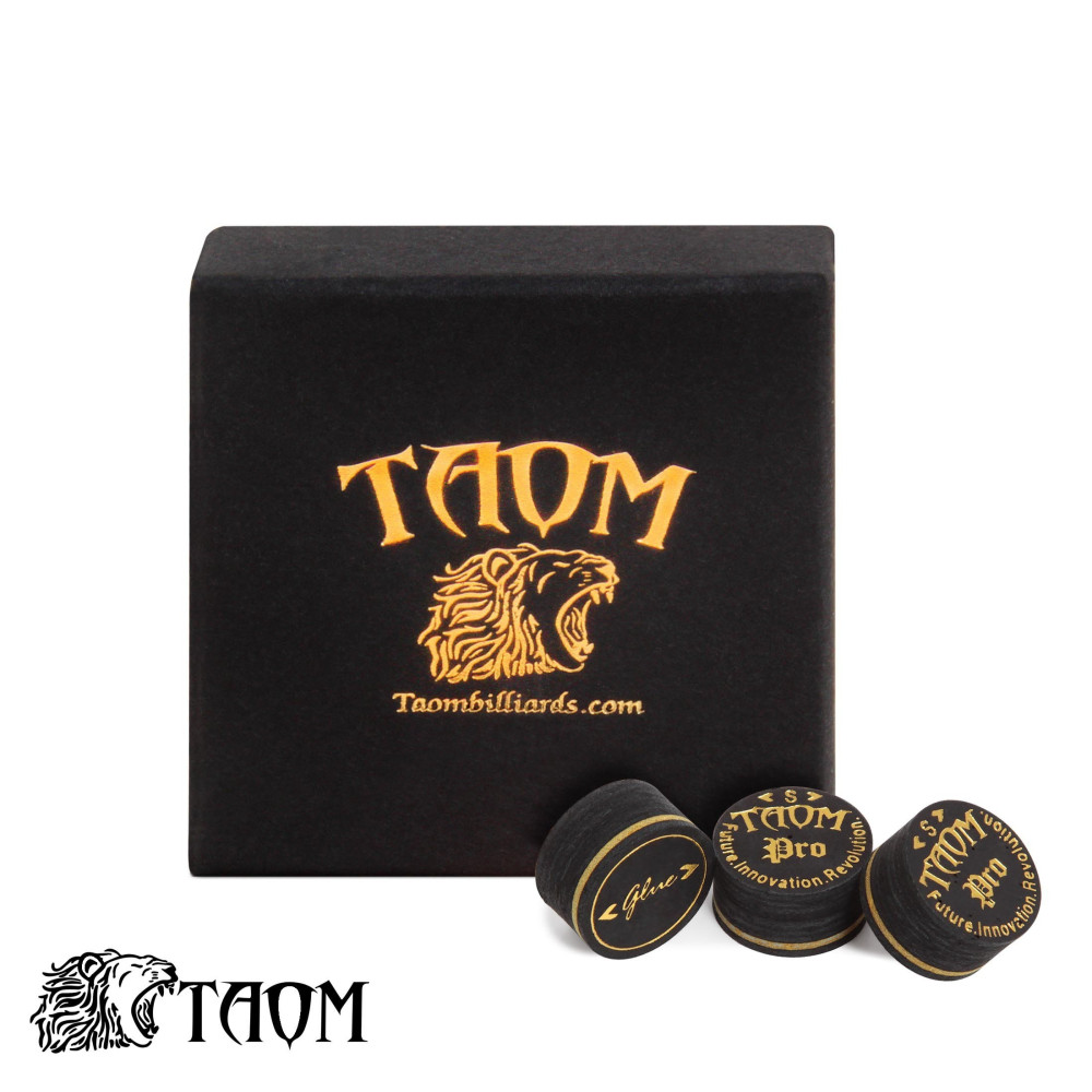 НАКЛЕЙКА ДЛЯ КИЯ TAOM PRO Ø14ММ SOFT В ИНДИВИДУАЛЬНОЙ УПАКОВКЕ 1ШТ.