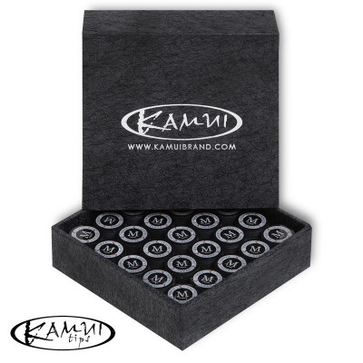 НАКЛЕЙКА ДЛЯ КИЯ KAMUI CLEAR BLACK Ø14ММ SOFT 1ШТ.