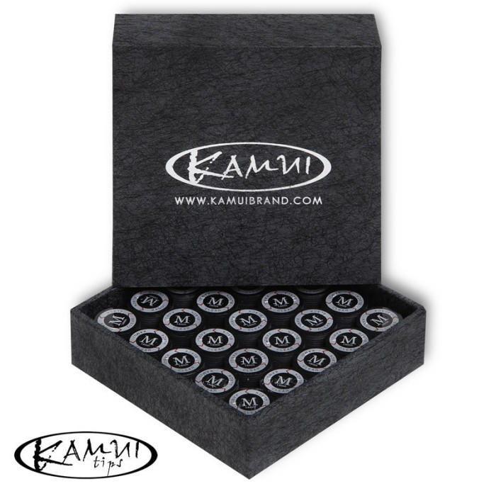 НАКЛЕЙКА ДЛЯ КИЯ KAMUI CLEAR BLACK Ø14ММ SOFT 1ШТ.