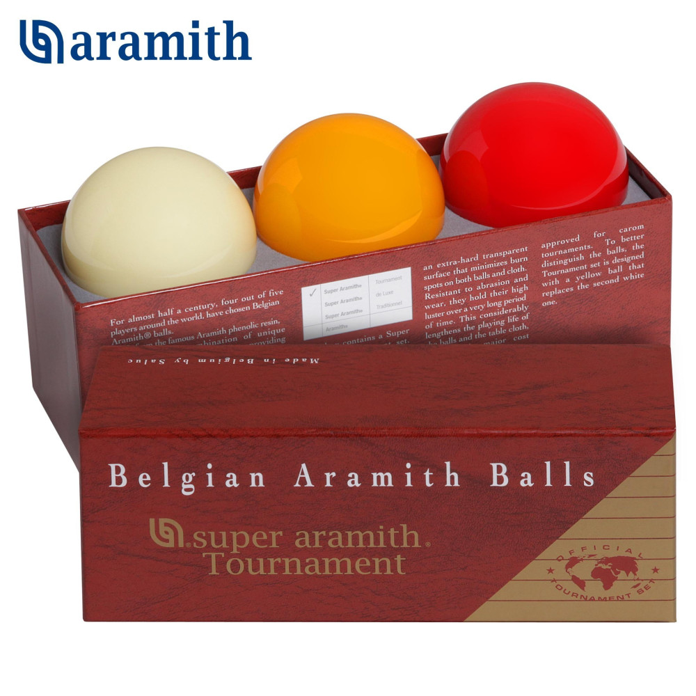 ШАРЫ SUPER ARAMITH TOURNAMENT CAROM Ø61,5ММ 3ШАРА