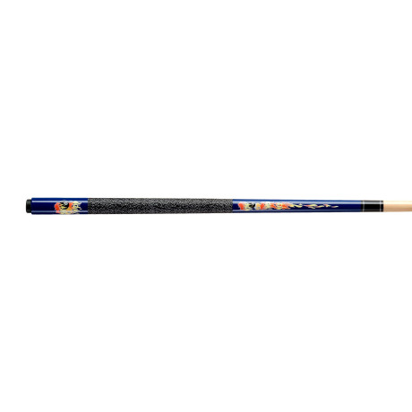Кий / пул 2-pc "Kids Classic Flames CF-01" (синий] 123 cm с оплеткой ирландский лен