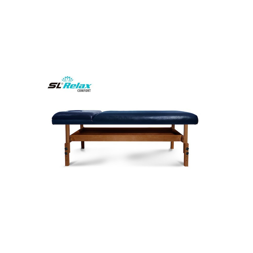 Массажный стол Relax Comfort синяя кожа