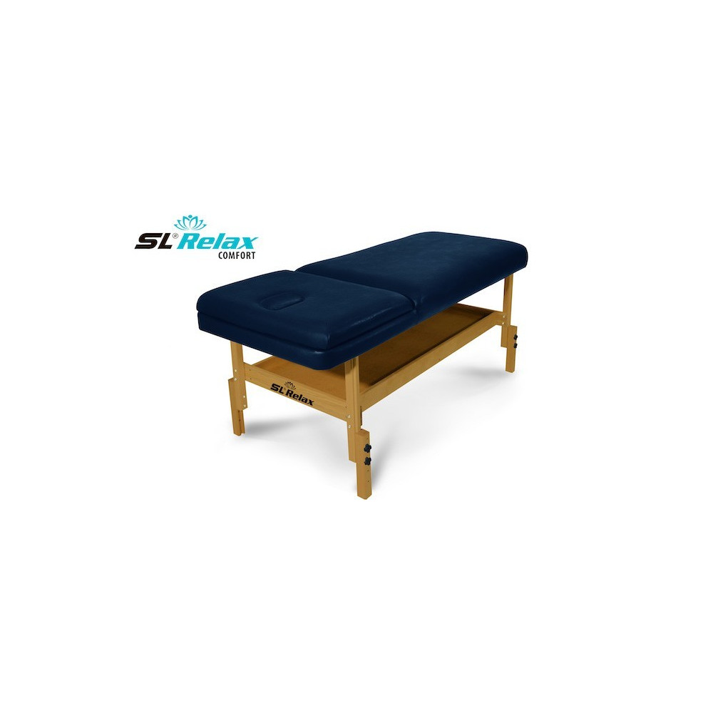 Массажный стол Relax Comfort синяя кожа