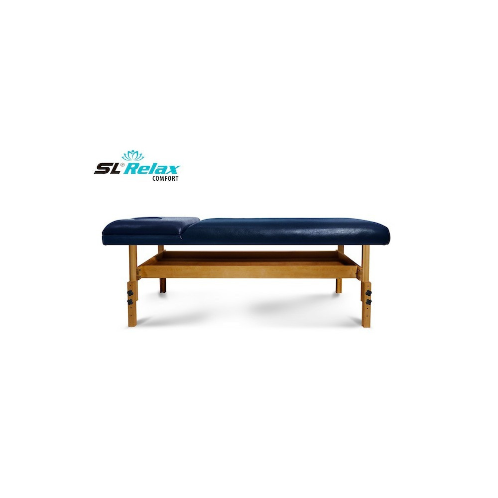 Массажный стол Relax Comfort синяя кожа