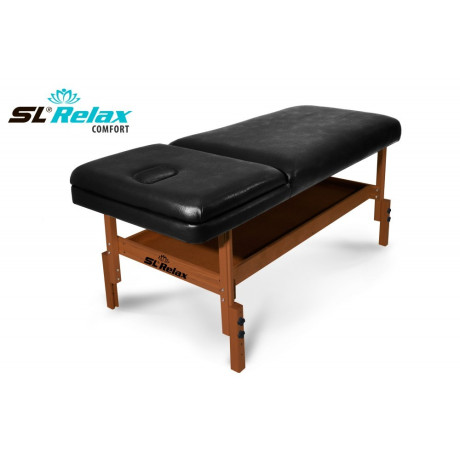 Массажный стол Relax Comfort черная кожа