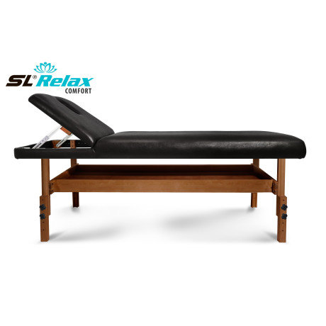 Массажный стол Relax Comfort черная кожа
