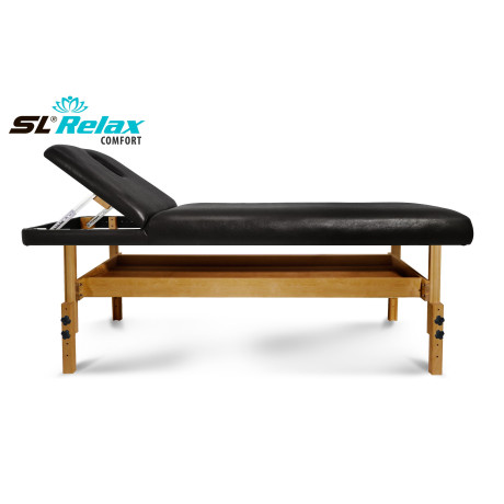 Массажный стол Relax Comfort черная кожа
