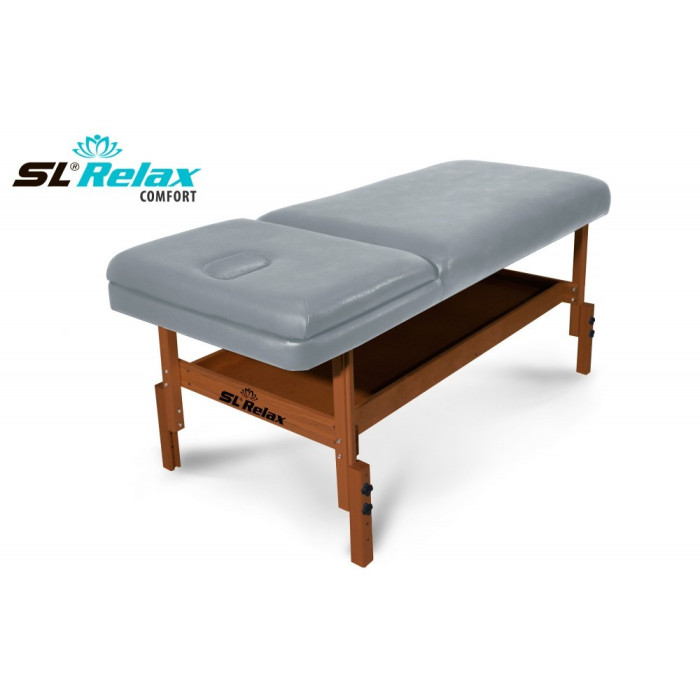 Массажный стол Relax Comfort серая кожа