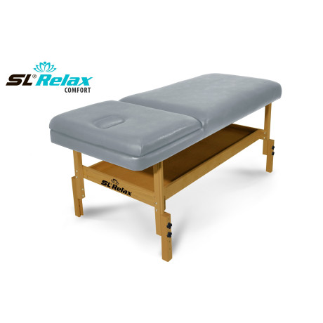 Массажный стол Relax Comfort серая кожа