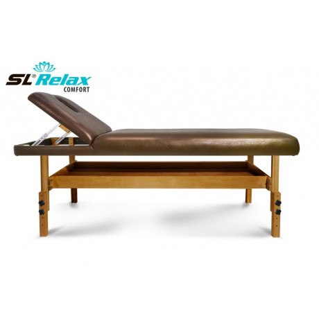 Массажный стол Relax Comfort коричневая кожа