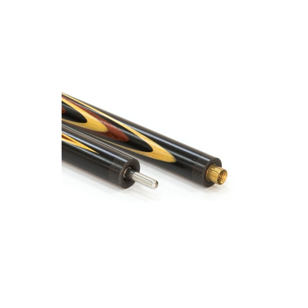 Кий для русского бильярда 2-pc "Классика" (падук, лимонник, граб) 19 запилов, инкрустация