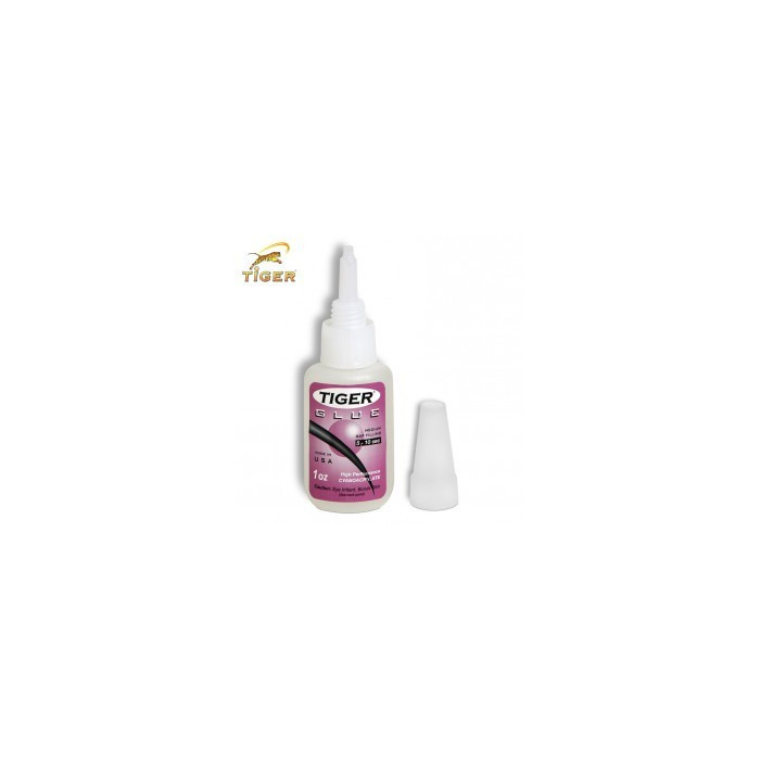 КЛЕЙ ДЛЯ НАКЛЕЕК TIGER INSTA-CURE+TIP GLUE 30МЛ 1 ШТ.