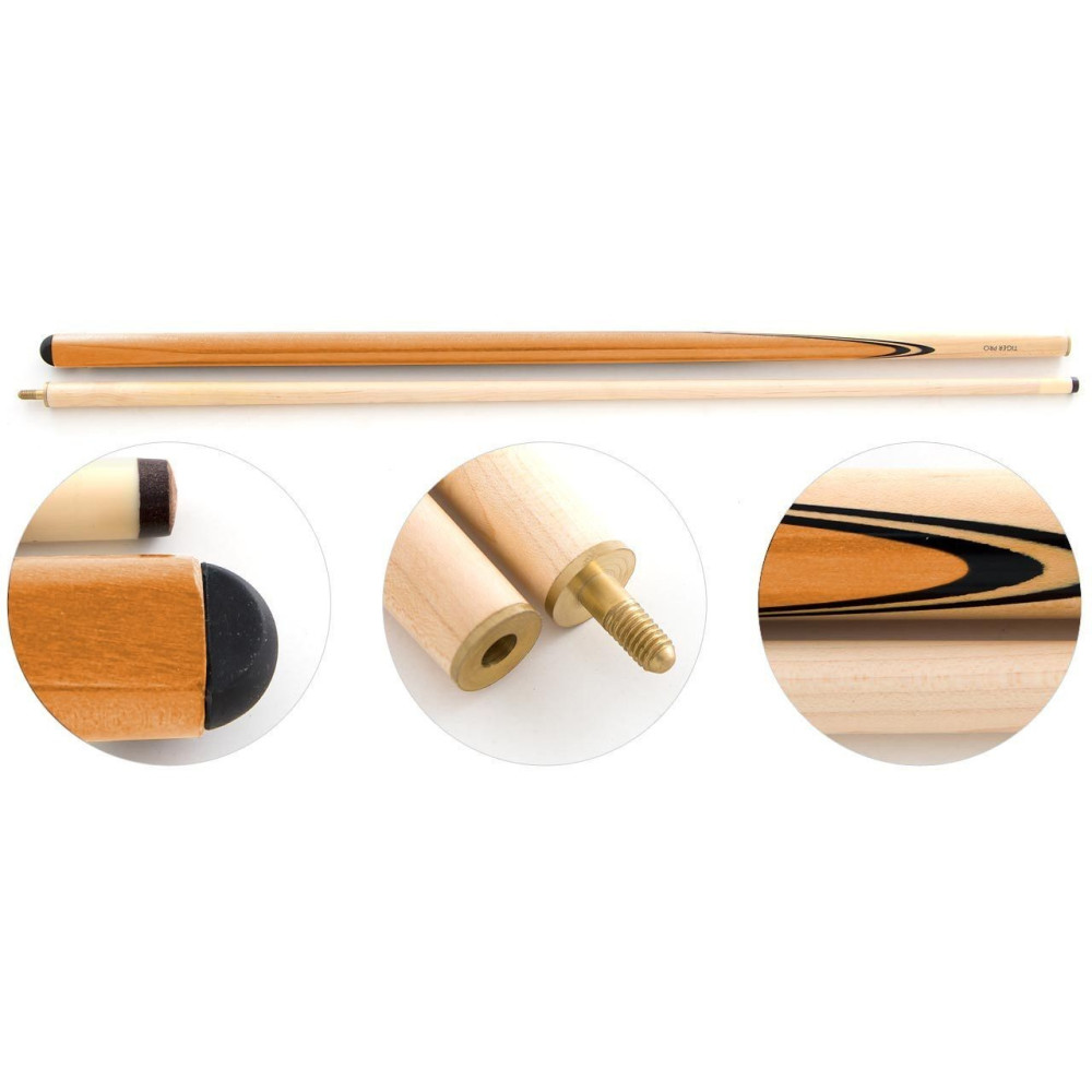 Кий для русского бильярда 2-pc "Tiger Professional" (коричневый)