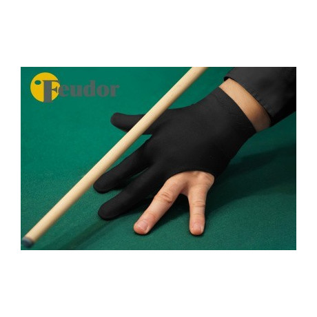 Перчатка-бильярдная Feudor Standard black XL