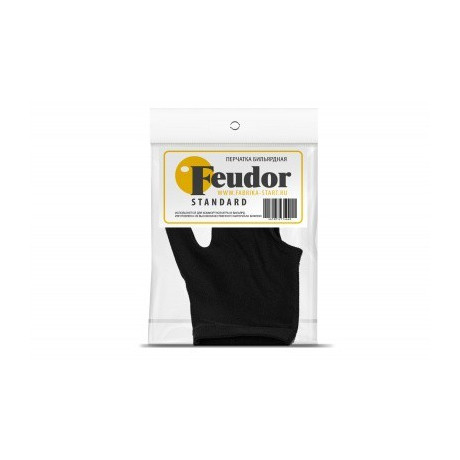 Перчатка-бильярдная Feudor Standard black XL