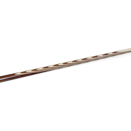Кий для русского бильярда 1-pc "Классика" (термоясень, граб) 20 запилов