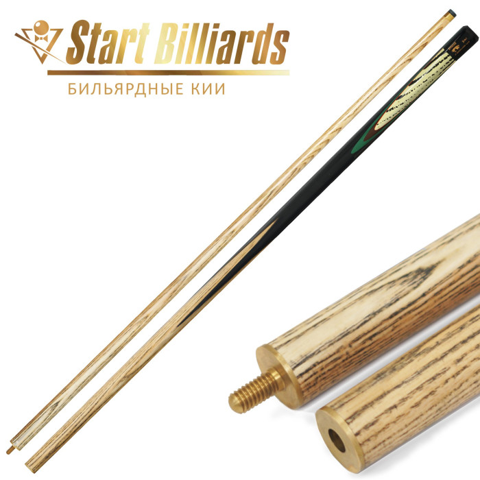 Кий Startbilliards РП дуб,черный 2РС 158 см
