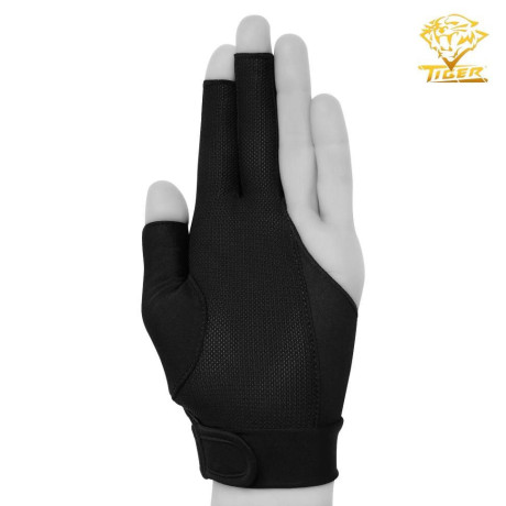 ПЕРЧАТКА TIGER-X PROFESSIONAL BILLIARD GLOVE ЧЕРНАЯ ЛЕВАЯ XL