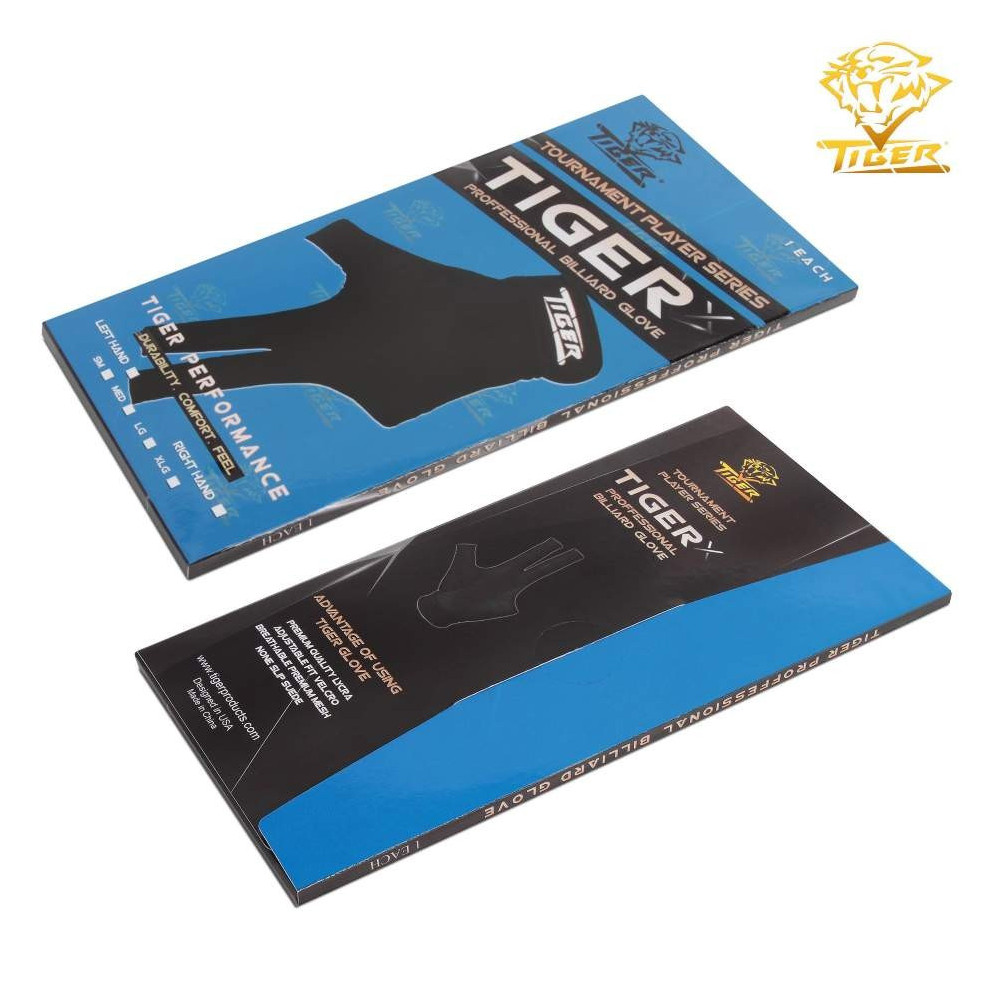 ПЕРЧАТКА TIGER-X PROFESSIONAL BILLIARD GLOVE ЧЕРНАЯ ЛЕВАЯ XL