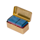 Мел «Ball teck PRO II» (2 шт, в золотистой металлической коробке) синий