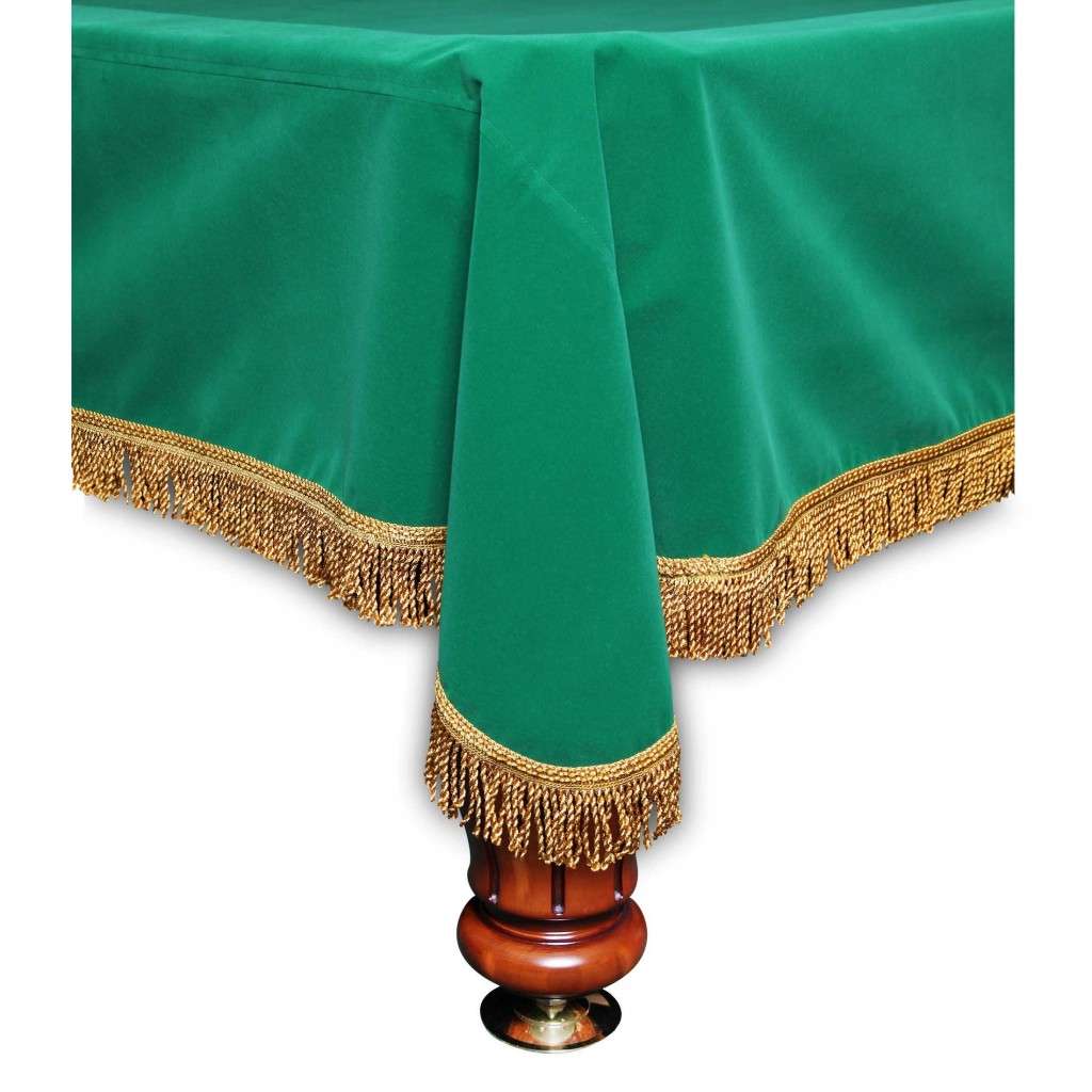 ПОКРЫВАЛО ЧИКАГО 9ФТ ВЕЛЬВЕТ ЗЕЛЁНОЕ/ЖЁЛТАЯ БАХРОМА