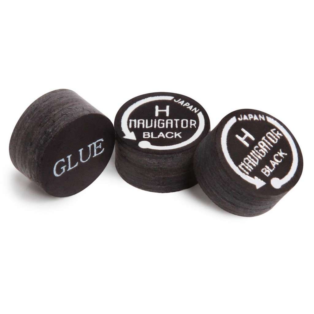 НАКЛЕЙКА ДЛЯ КИЯ NAVIGATOR BLACK Ø13ММ HARD 1ШТ.