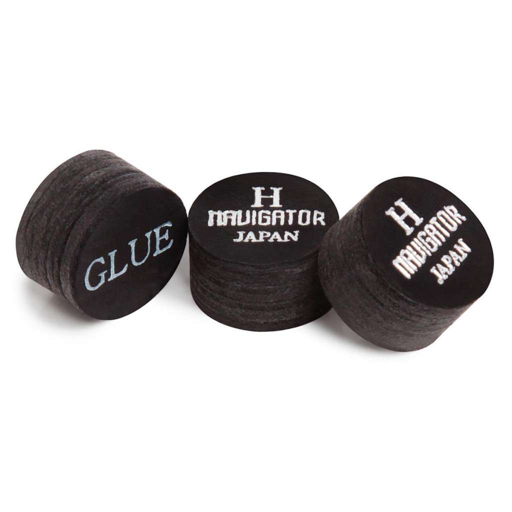 НАКЛЕЙКА ДЛЯ КИЯ NAVIGATOR BLACK SNOOKER Ø11ММ HARD 1ШТ.