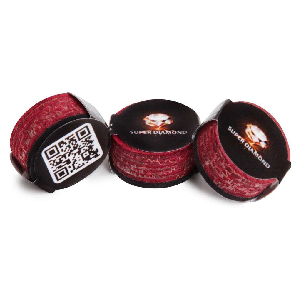 НАКЛЕЙКА ДЛЯ КИЯ SUPER DIAMOND Ø13,2 ММ MEDIUM 1ШТ.