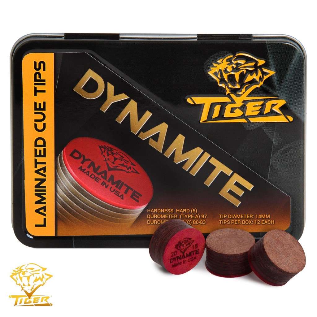 НАКЛЕЙКА ДЛЯ КИЯ TIGER DYNAMITE Ø13ММ HARD 1ШТ.