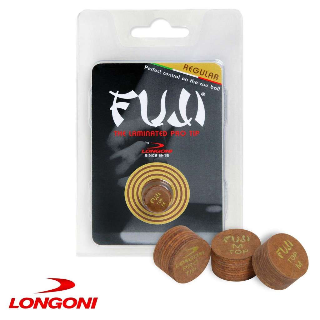 НАКЛЕЙКА ДЛЯ КИЯ LONGONI FUJI REGULAR Ø14ММ MEDIUM 1ШТ.