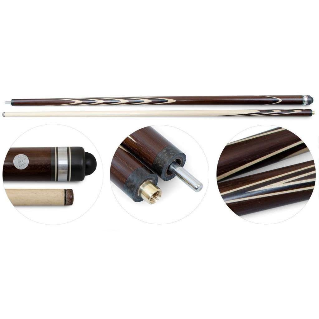 Кий / пирамида 2-pc "Классика" (термограб) 19 запилов с перепилом