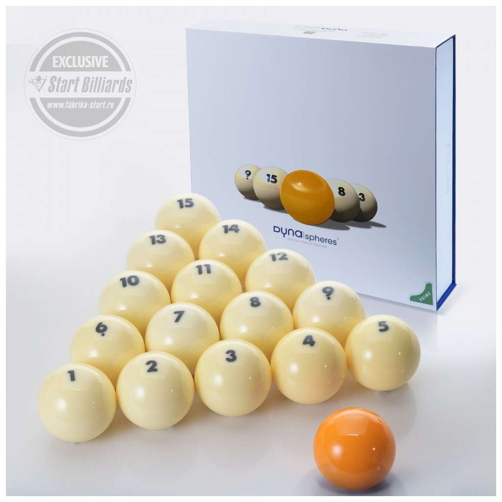 Шары Dynaspheres Prime Pyramid 67 мм Желтый биток